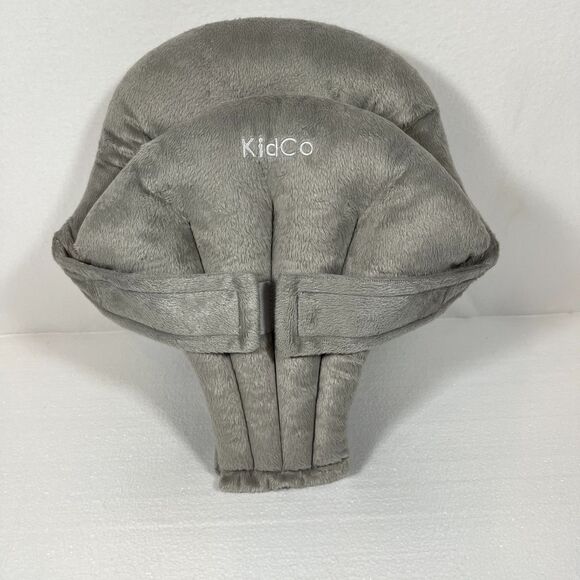 Kidco HuggaPod Portable Baby Infant Support Seat - Gray Velour Adjustable - Picture 1 of 5